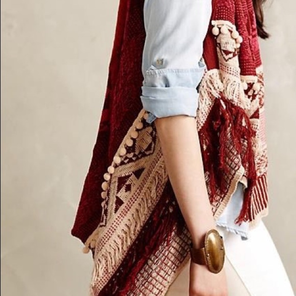 Anthropologie MOTH Durango Jacquard Vest - Picture 5 of 8